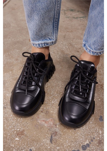 Cayla Kadin Siyah Özel Airtaban Sneaker
