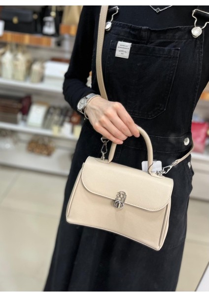 67-8131 Kadın Omuz ve Kol Çanta-Kum