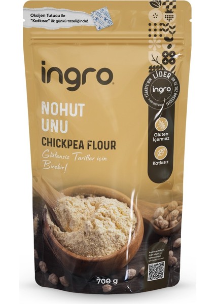 Glutensiz Nohut Unu 700 g