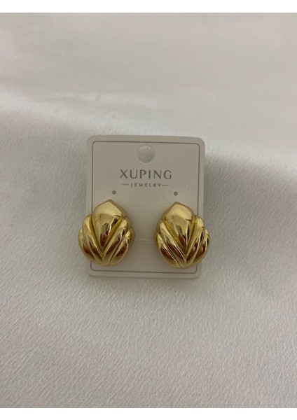 Yaprak Figür Xupıng Çelik Küpe modelleri