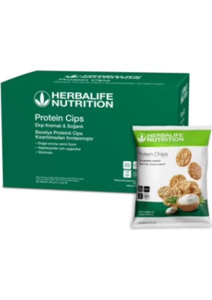 Protein Chips – Ekşi Kremalı ve Soğanlı (10 Adet) | Glutensiz – Fırınlanmış