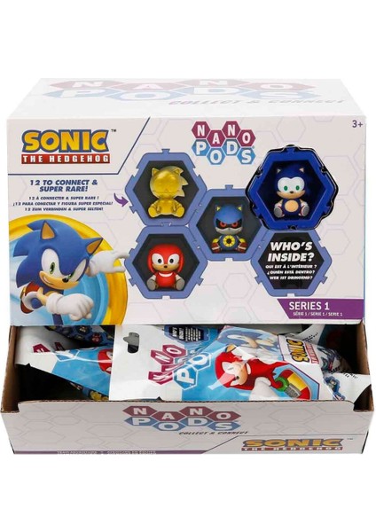 402785 SUN-WST-FİGÜR SONIC NANO PODS SÜRPRİZ PAKET SONIC 24D