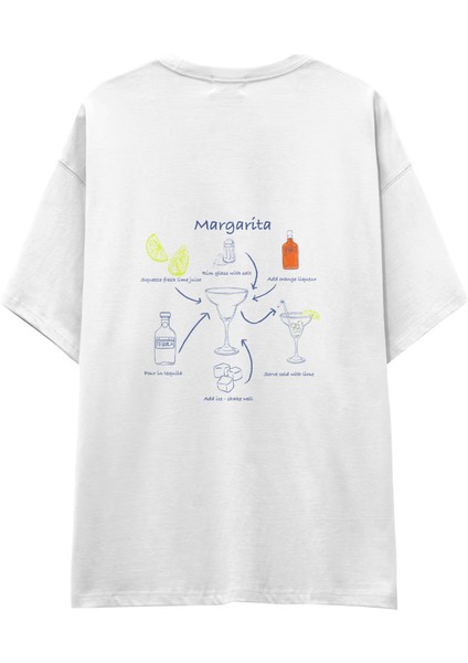 Margarita Oversize Tişört - Beyaz fiyatları