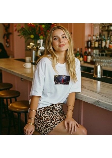 Michael Jordan Chicago Bulls 1997 Oversize Tişört - Beyaz fiyatları