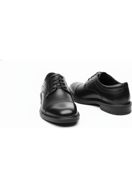 GR0412 Hakiki Deri Kaydırmaz Kauçuk Taban Üst Kalite Klasik Baba Ayakkabısı