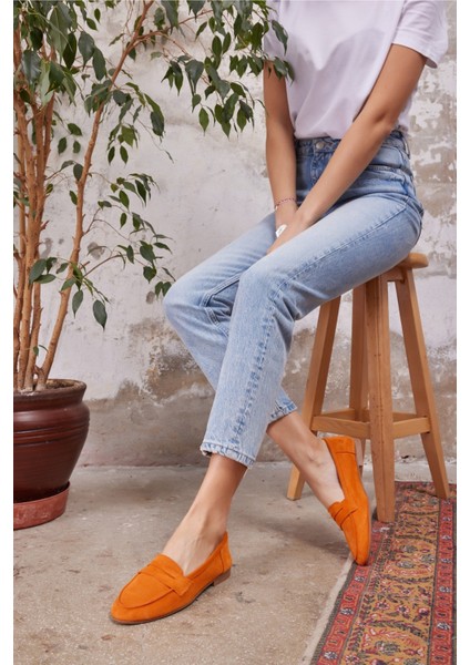 Vanessa Kadın Taba Leopar Siyah Garnılı Gercek Deri Babet fiyatları