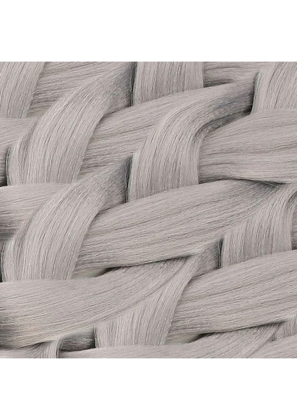 Afrika Örgüsü ve Rasta Için Sentetik Saç - Orta Ton Gri modelleri