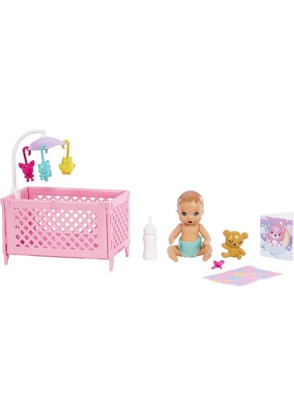 HJY33 Mavi Saçlı Skipper Bebek Bakıcısı ve Oyun Seti