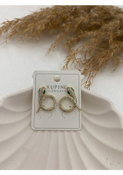 Yılan Figür Xupıng Çelik Küpe fiyatları