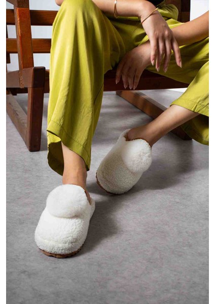 Çeyizlik 2 Adet Ponponlu Ev Terliği fırsatları