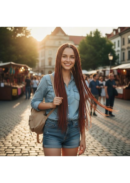 Afrika Örgüsü ve Rasta Için Sentetik Saç - Koyu Kahve