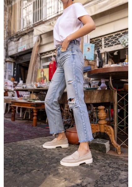 Dream Kadın Desert Taba Eva Taban Loafer Ayakkabi fırsatları