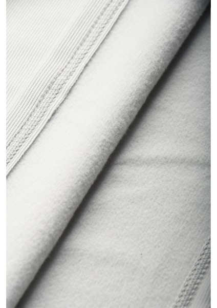 Erkek Gri Fitilli Şardonlu Sweatshirt - Pamuklu, Likralı, Rahat Kalıp Sweatshirt 2601510