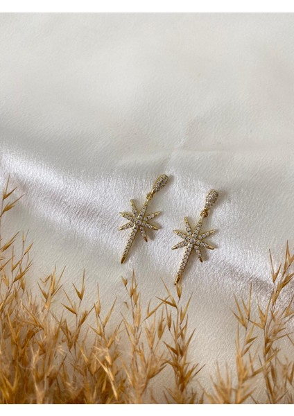 Şimal Yıldızı Xupıng Çelik Küpe