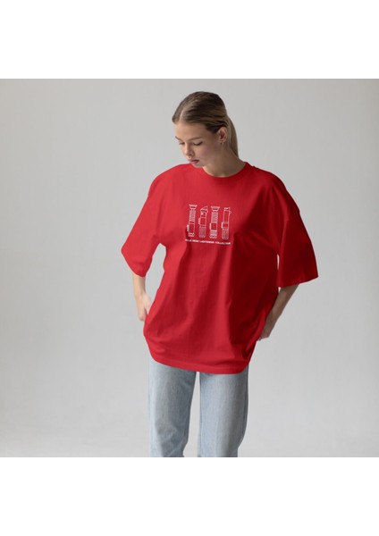Star Wars Lightsaber Collection Oversize Tişört -Kırmızı fiyatları