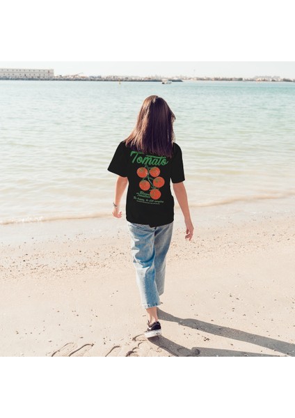 Tomato Oversize Tişört - Siyah modelleri