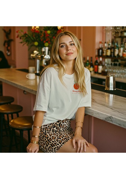 Tomato Oversize Tişört - Beyaz modelleri