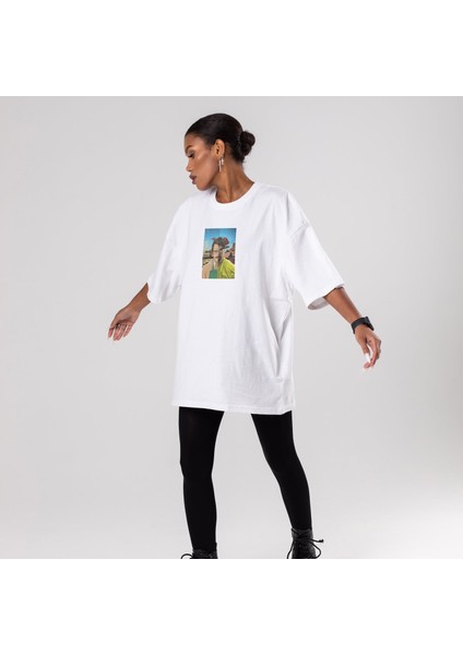 Walter White / Heisenberg Oversize Tişört - Beyaz fiyatları