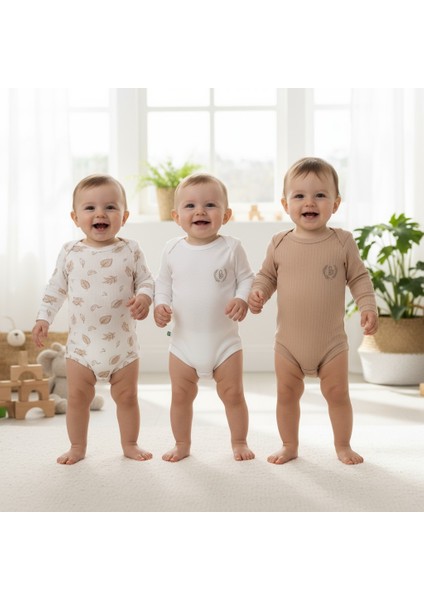 Bebek Body 3'lü Naturel