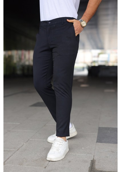 Erkek Slim Fit Likralı Gabardin Pantolon fırsatları
