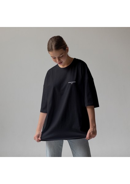 Nürburgring Artwork Oversize Tişört - Siyah modelleri