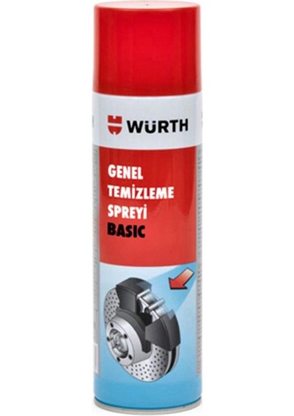 Würth Genel Temizleme Spreyi Fren Balata TEMIZLEYICI500ML