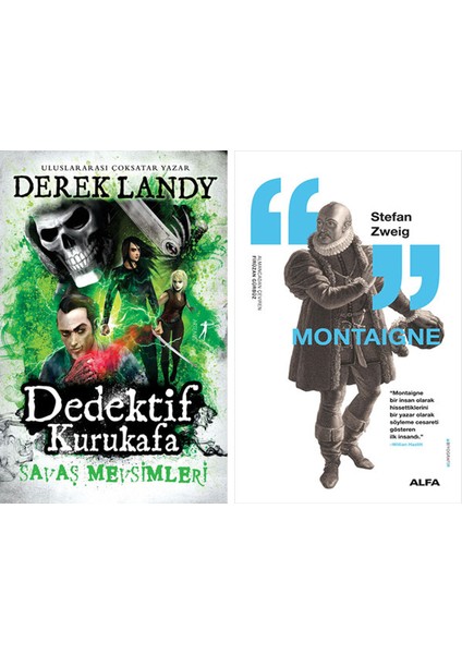 Dedektif Kurukafa - Savaş Mevsimleri (Ciltli) + Montaigne