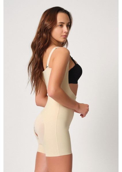 Ten Mı Emay 2834 Göğsü Açık Ferumalı Tül Popo Boy Lazer Korse modelleri