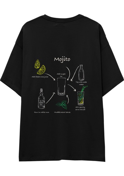 Mojito Oversize Tişört - Siyah fiyatları