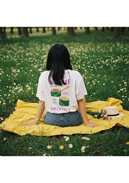 Roll With It Oversize Tişört - Beyaz fırsatları