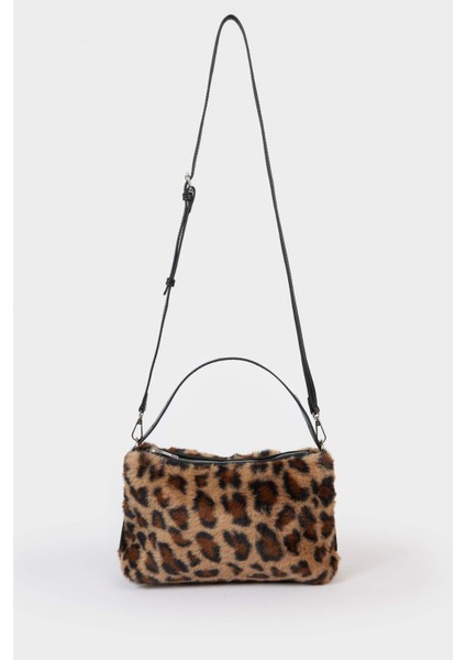 Kadın Leopar Desenli Çapraz Çanta F1252AXNS fırsatları
