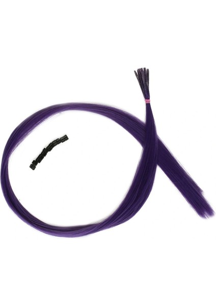 Renkli Sentetik Boncuk Kaynaklık Saç + Takım Aparatı - Küllü Mor- 10 Adet fiyatları