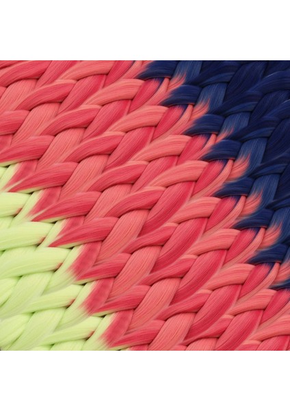 Afrika Örgüsü ve Rasta Için Sentetik Ombreli Saç - Mor / Pembe / Açık Fıstık Yeşili fiyatları