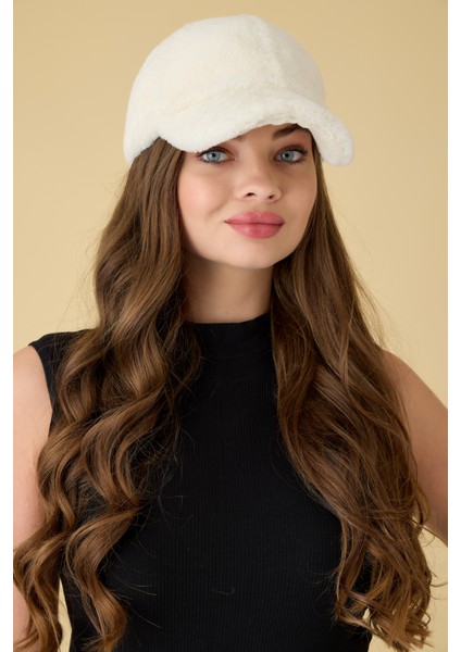 Yeni Sezon Kışlık Peluş Kadın Şapka Beyzbol Şapka
