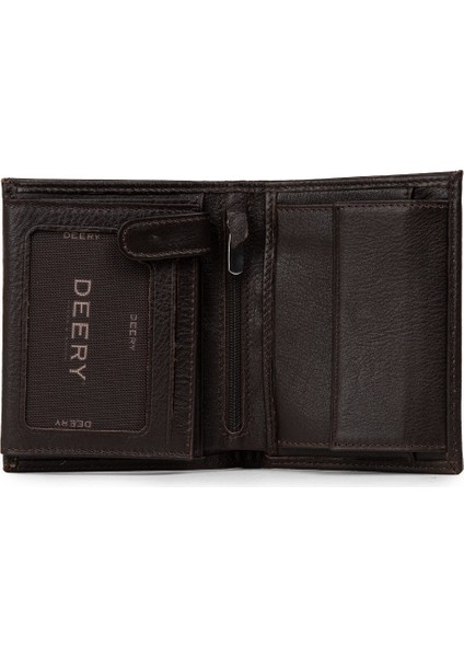 Erkek Hakiki Deri Kahverengi Dikey Cüzdan - 01102MKHVZ01 modelleri