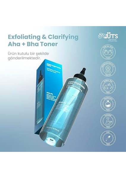 Arındırıcı ve Cilt Dengeleyici Aha+Bha Tonik 200ML