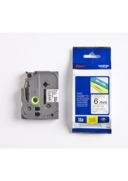 Brother TZE-661 36MM Sarı Üzeri Siyah Etiket