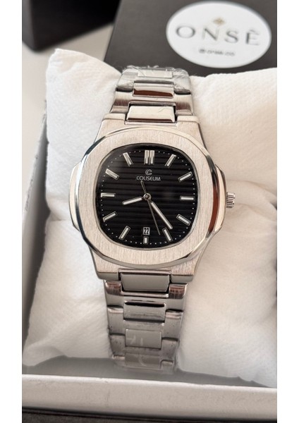 Eşref Tek Model Coliseum Çelik Saat Aktif Takvim Su Gçmz indirimleri