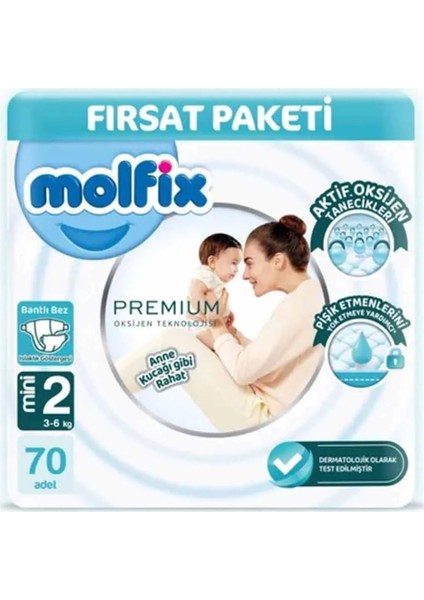 Molfix Oks Mini 70'li Bebek Bezi