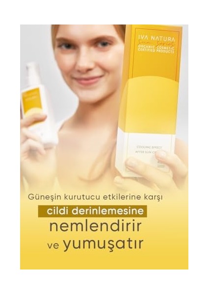 Iva Natura Organik Güneş Sonrası Kremi Aloe Vera Özlü 125 ml modelleri