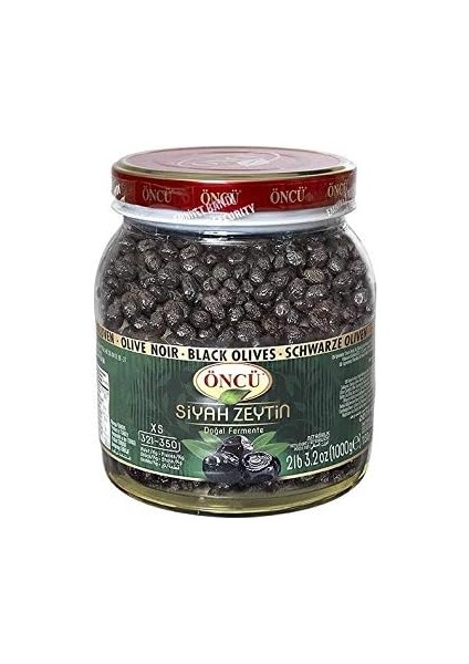 Öncü Siyah Zeytin Xs (321-350) 1 kg