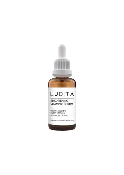 Ludita Aydınlatıcı, Renk Tonu Eşitleyici C Vitamini Serumu (Vitamin C 10% + Hyaluronic Acid 2%)