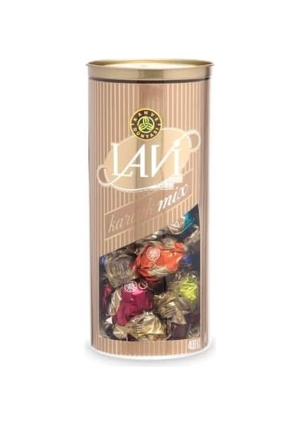 Kahve Dünyası Lavi Karışık Dolgulu Çikolata Silindir Kutu 400G