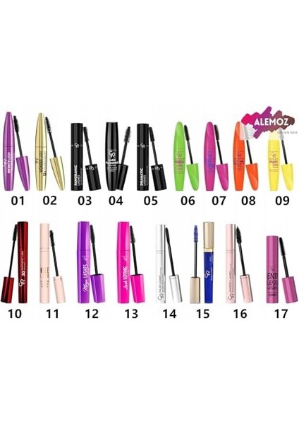 Golden Rose Panoramic Lashes All In One Maskara