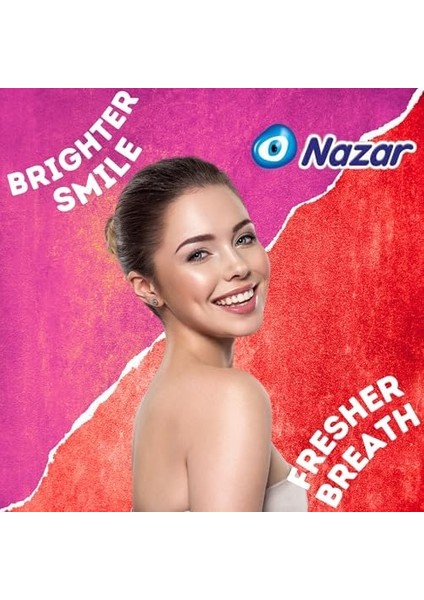 Nazar Şekersiz Sakız 5'li Kutu Çilek 20 Paket fiyatları