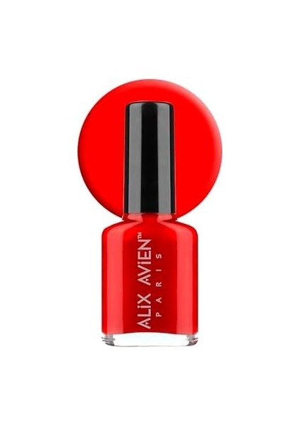 Alıx Avıen Kırmızı Oje 103 - Yüksek Pigmentli Uzun Süreli Kalıcılık Hızlı Kuruma - Nail Lacquer 103