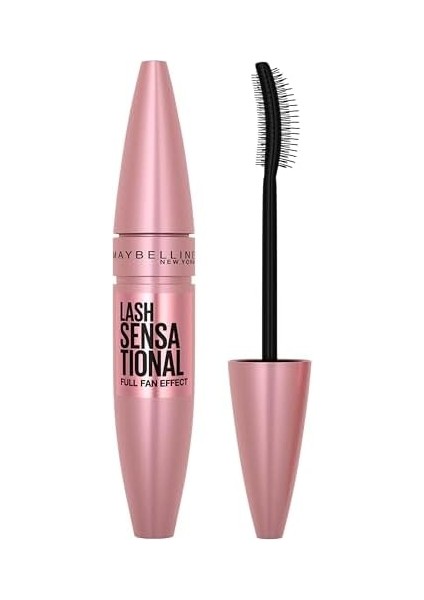 Maybelline New York Lash Sensational Yelpaze Etkili Siyah Maskara 1 Paket (1 x 9.5 Ml)