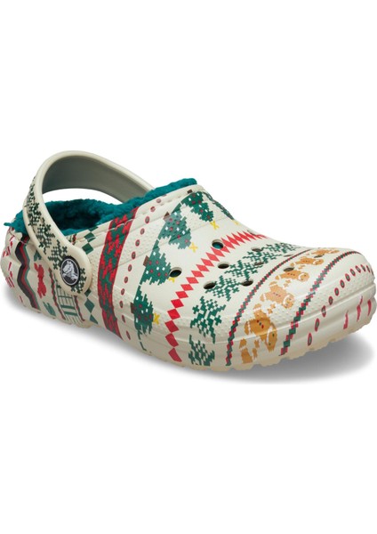 Classic Lined Fair Isle Clog Unisex Terlik fırsatları