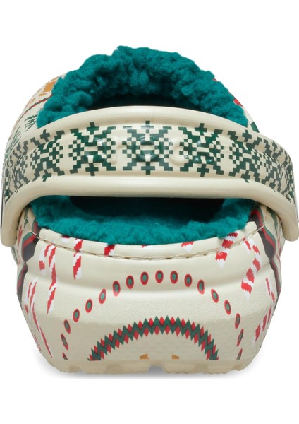 Classic Lined Fair Isle Clog Unisex Terlik indirimleri