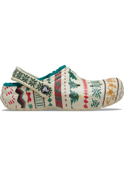 Classic Lined Fair Isle Clog Unisex Terlik